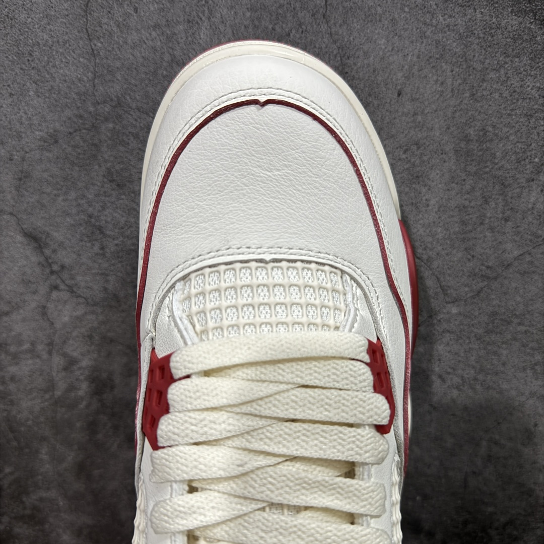 【纯原】Air Jordan AJ4 白米红情人节 HV0823-108全新升级改良 全头层软皮原鞋原楦