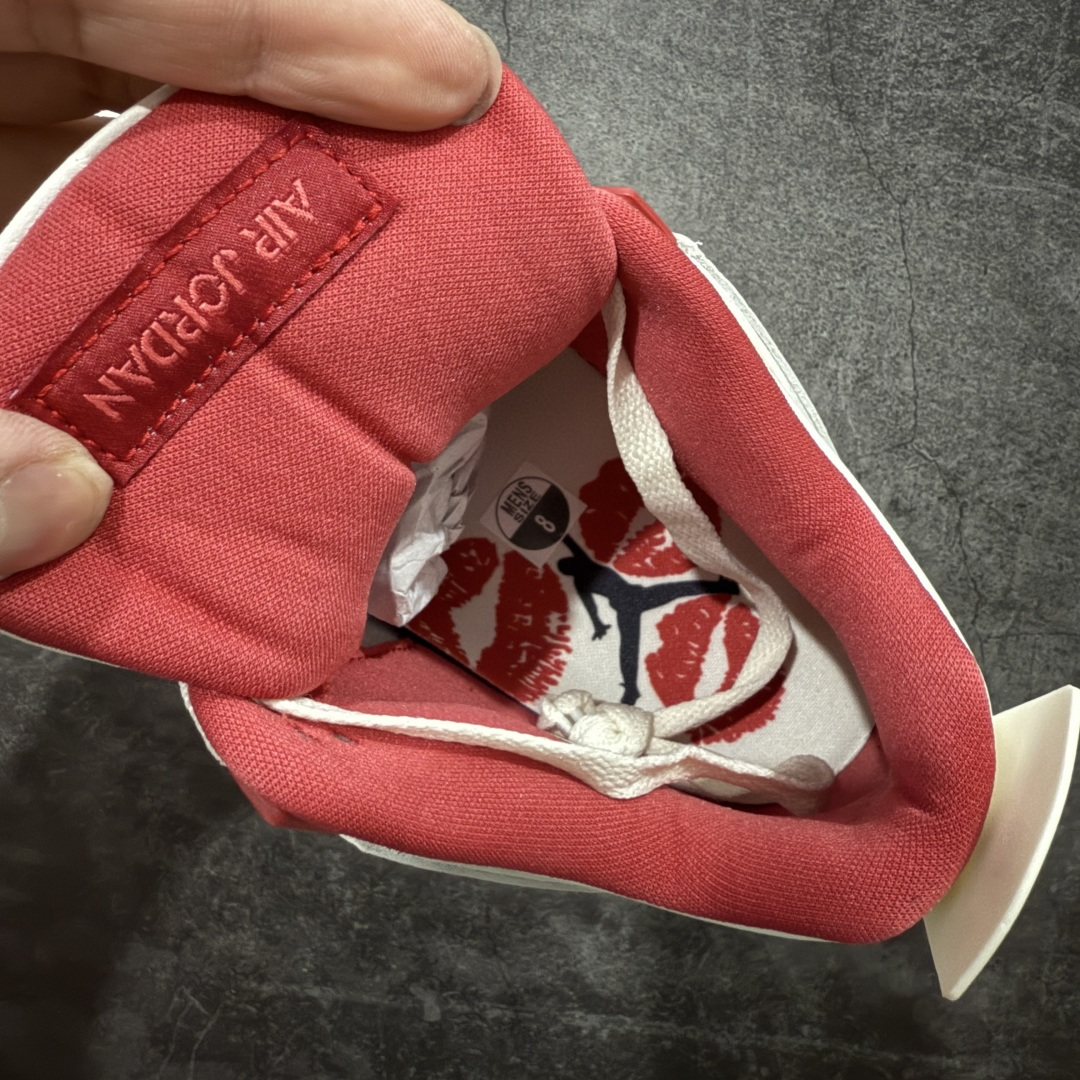 【纯原】Air Jordan AJ4 白米红情人节 HV0823-108全新升级改良 全头层软皮原鞋原楦