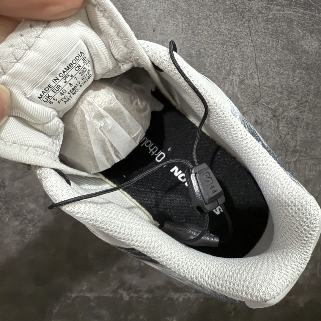 图片[6]-【巅峰版】 Salomon XT-6 Camo 萨洛蒙复古潮流户外机能登山跑鞋 478760 纯原外贸平台特供订单 耗时半年巨作 全套原纸板楦头开发 原厂特供网布配套加持 确保原汁原味 完美呈现版型 原档数据独家私模五层组合大底 原装Ortholite轻量化鞋垫 中底布带钢印编号 原厂TPU锁扣 进口港宝加持 后跟自然饱满 还原公司包裹性 鞋面以“锯齿”状的包裹系统呈现 在基色底之下加入了各种色点缀 将公司的最新技术和时尚前卫的造型融入耐用的长跑款式中 鞋面由 TPU 薄膜制成 并焊接在高耐磨网眼上 使其既时尚又坚固 由 ACS底盘支撑 可增强稳定性和支撑力 以及由橡胶凸耳 Contragrip外底覆盖的 EVA 缓冲中底 旨在应对崎岖的地形 鞋舌上的彩色Salomon 标签、Quicklace 系统以及鞋头、鞋舌和鞋跟上的附加品牌使细节更加完美 让穿着者可以轻松驾驭户外与通勤下的任何运动生活场景 无缝鞋身户外随意纵横 颜值与脚感兼备 出街通勤 绝对非常吸睛 你值得拥有 尺码：36 36.5 37.5 38 38.5 39 40 40.5 41 42 42.5 43 44 44.5 45-选品中心