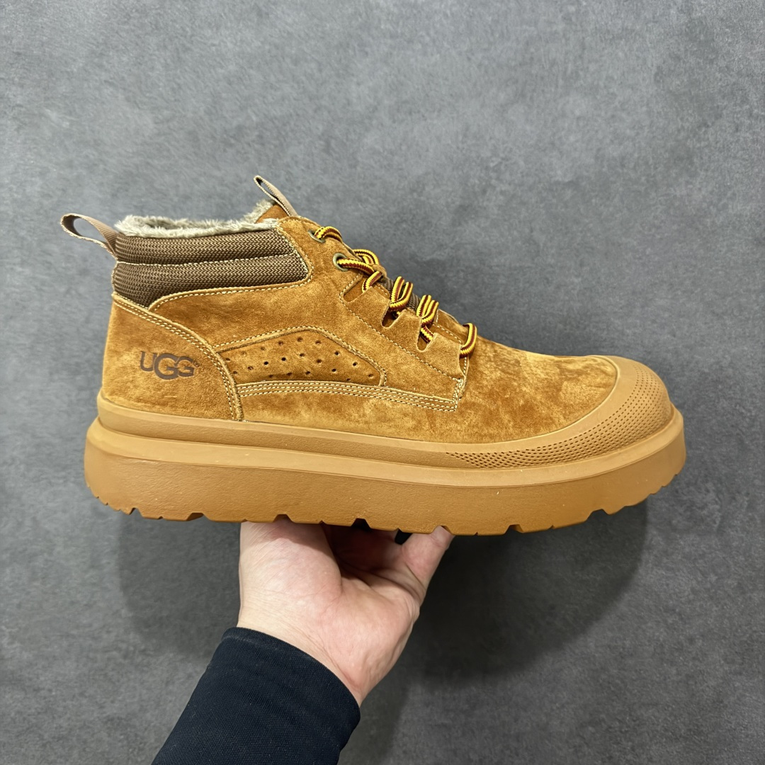 【广东纯原】UGG秋冬新品Tasman Weather Hybrid 塔斯曼混合系列轻量休闲鞋(毛绒一体内里 保暖锁热)秋冬必备 户外中帮男士休闲鞋雪地靴马丁靴系列 广东大厂品质 秋冬新款 时尚潮流搭配 面料釆用意大利进口磨砂牛皮 全鞋真牛皮材料 大底到五金都是代工厂原材料制作 好货不杀猪 首单质量严格把控 全套官网统一包装 今年冬季防寒户外专用产品 日常随意搭配 型男必备‼ 货号:U6338M 尺码:39-44-选品中心