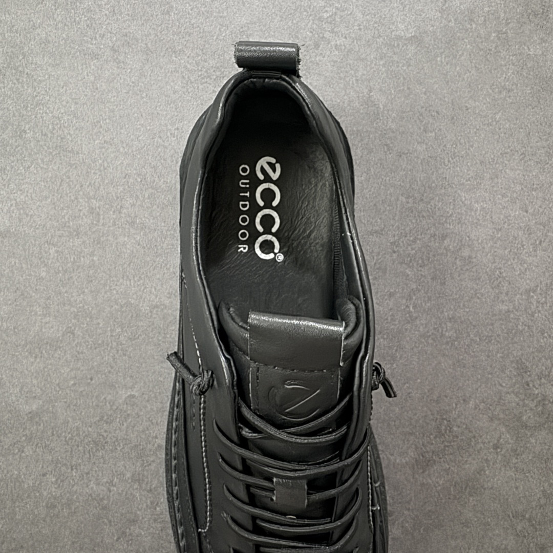 图片[7]-【公司级】Ecco 爱步2022秋冬新款皮面休闲防滑平底鞋 #摒弃传统鞋面设计，舒适牛皮鞋面 手感细腻顺滑，纹理清晰 柔软脚感随心穿脱 质感清晰的鞋带，搭载柔韧橡胶鞋底 脚感柔软舒适，适宜多种地形 轻松行走，触感细腻 一双时尚休闲鞋 拒绝束缚 让你黑夜也是最靓的那一个 货号：958836-01001 尺码：38 39 40 41 42 43 44 皮鞋码-选品中心