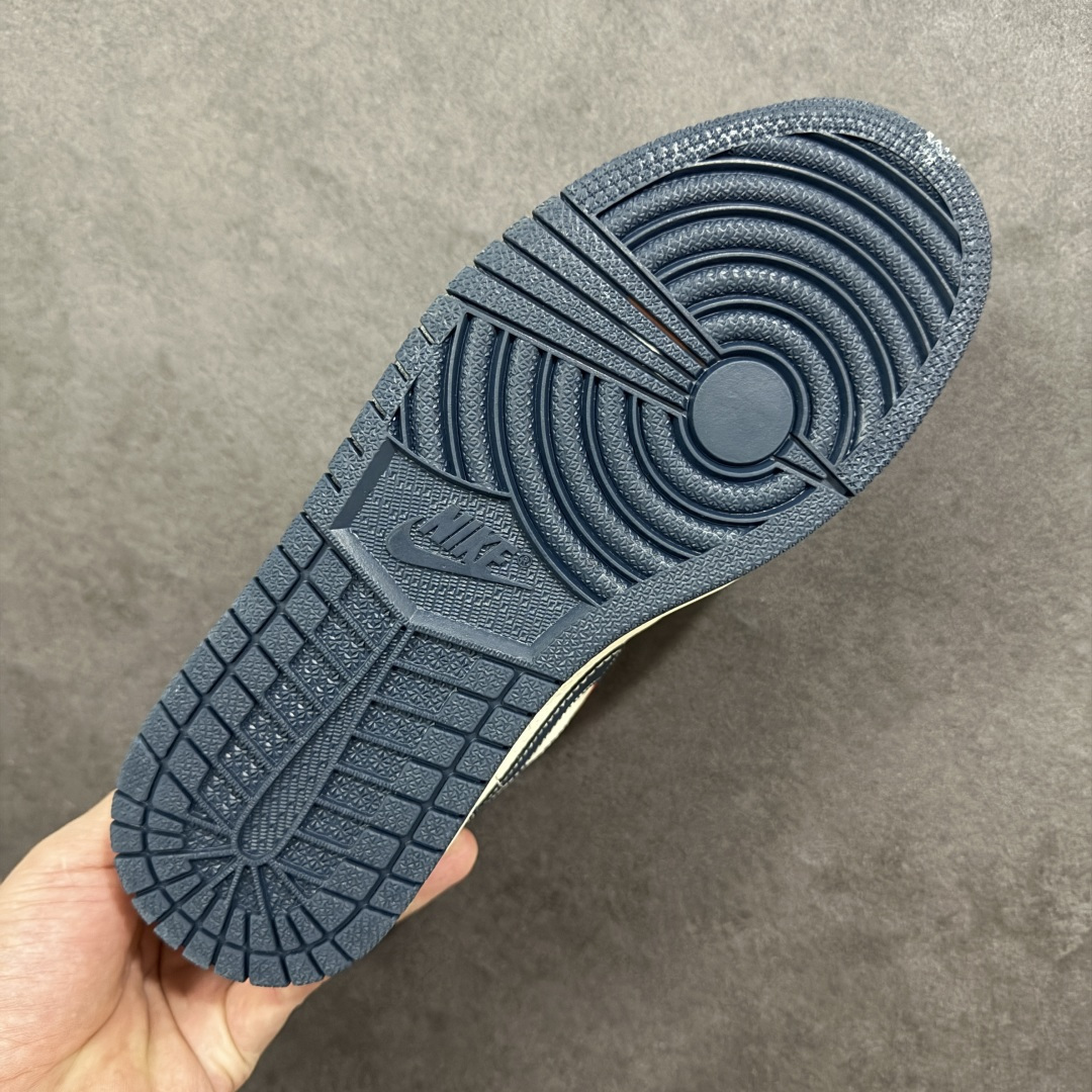 【纯原】Nike Jordan Air Jordan 1 “红蓝双勾” 高端定制 低帮 复古 减震 防滑