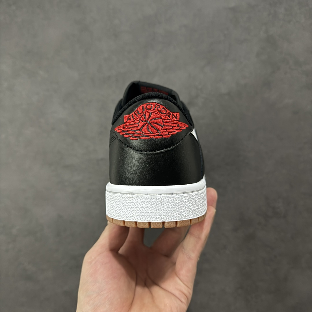 【纯原】Air Jordan AJ1 Low 低帮倒钩 黑白 DZ4137-700全新流水线出品 市场第