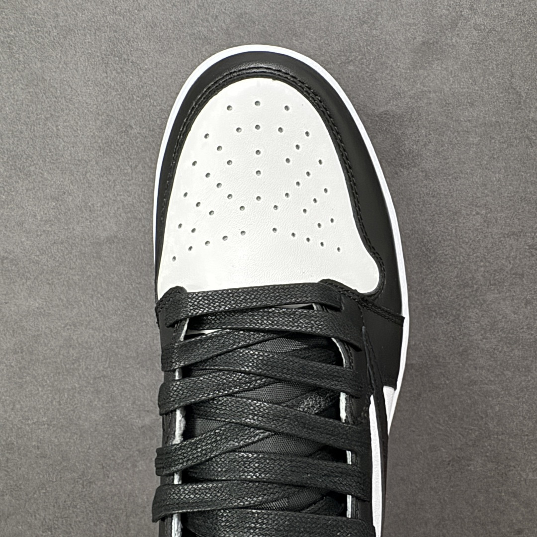 【纯原】Air Jordan AJ1 Low 低帮倒钩 黑白 DZ4137-700全新流水线出品 市场第