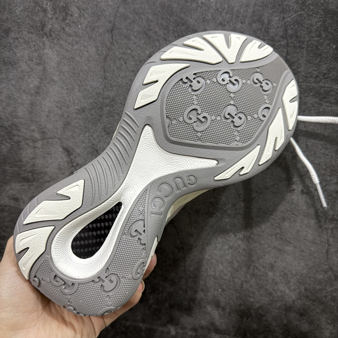 500 天花板/Goat版本Gucci Rhyton Vintage 古驰皮革角状复古老爹休闲运动慢跑鞋