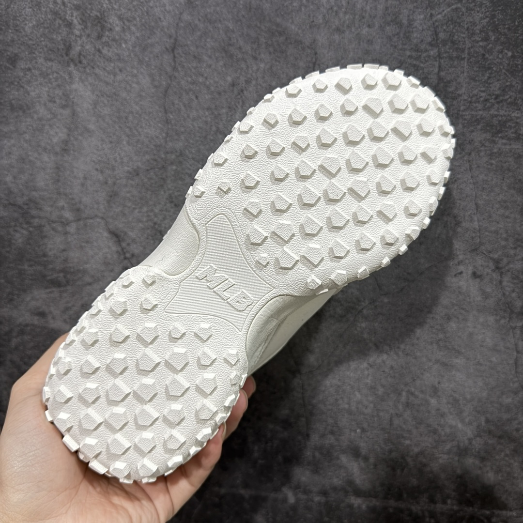 【纯原】MLB 纽约洋基队 双鞋带 轻量运动百搭 豆豆薄底鞋 防滑轻便 低帮 板鞋 男女同款 MLB官方