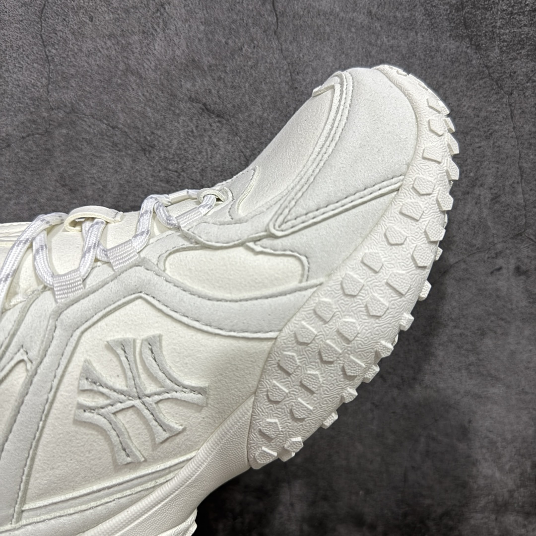 【纯原】MLB 纽约洋基队 双鞋带 轻量运动百搭 豆豆薄底鞋 防滑轻便 低帮 板鞋 男女同款 MLB官方