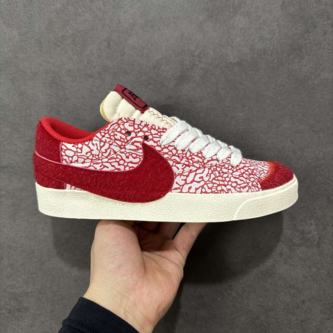 【纯原】Nike Blazer ‘77 Jumbo Low 耐克 马年限定 低帮 红色大钩 舒适百搭防滑