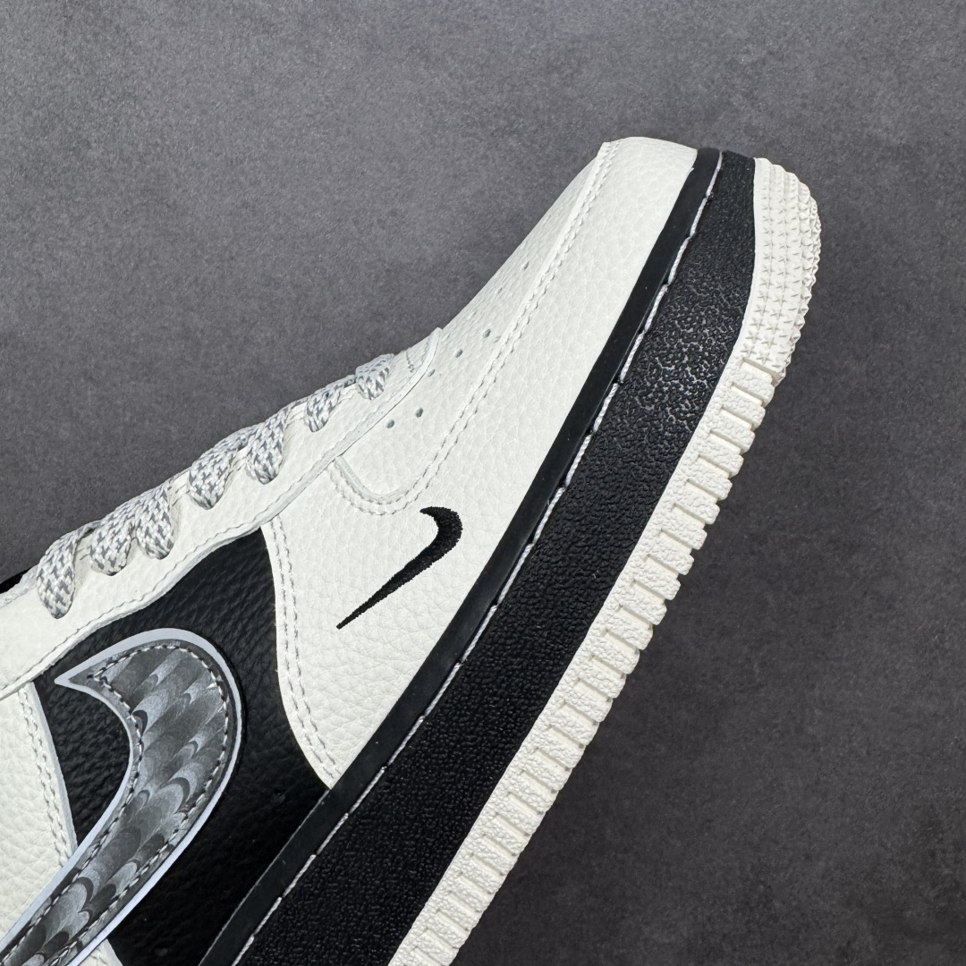 【纯原】Nike Air Force 1 '07 Low “雾灰拼黑”空军一号 高端定制 低帮 运动鞋做