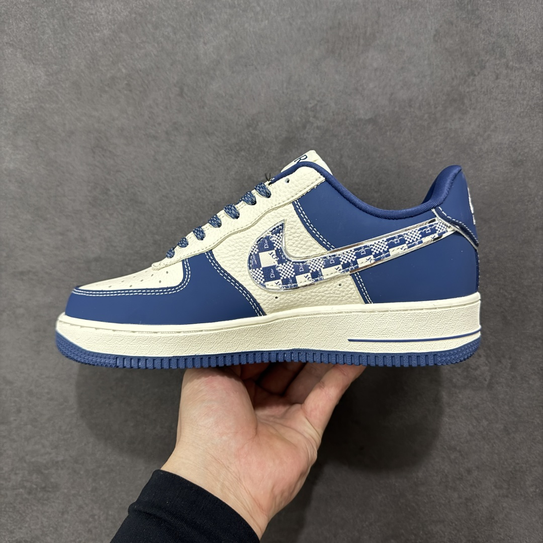 【纯原】Nike Air Force 1'07 Low 迪奥联名 米蓝九宫格 空军一号低帮休闲板鞋#原楦