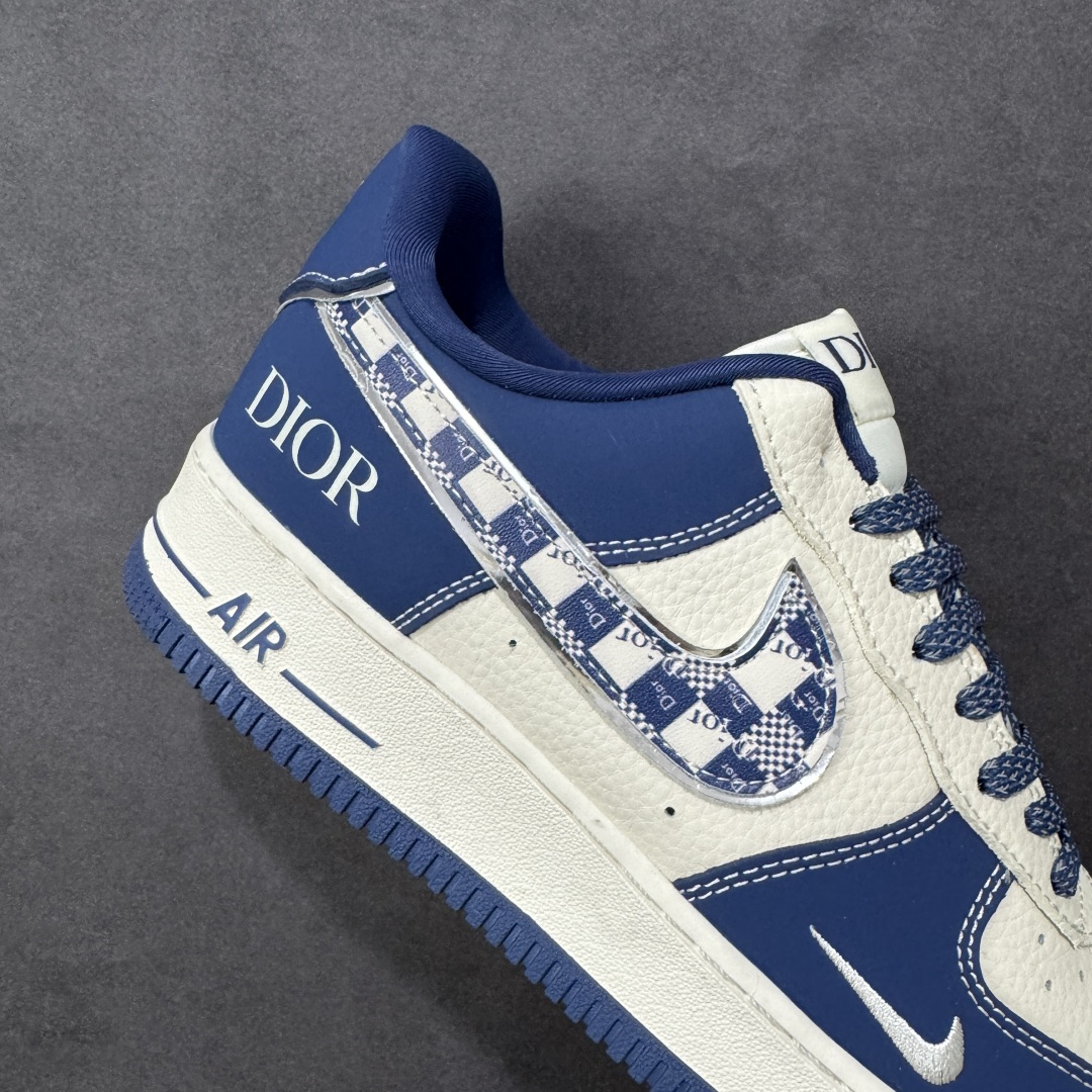 【纯原】Nike Air Force 1'07 Low 迪奥联名 米蓝九宫格 空军一号低帮休闲板鞋#原楦