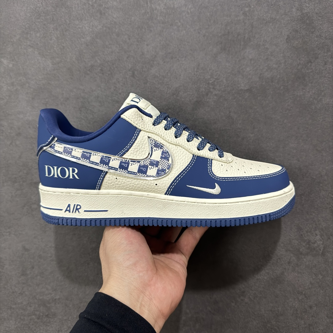 【纯原】Nike Air Force 1'07 Low 迪奥联名 米蓝九宫格 空军一号低帮休闲板鞋#原楦