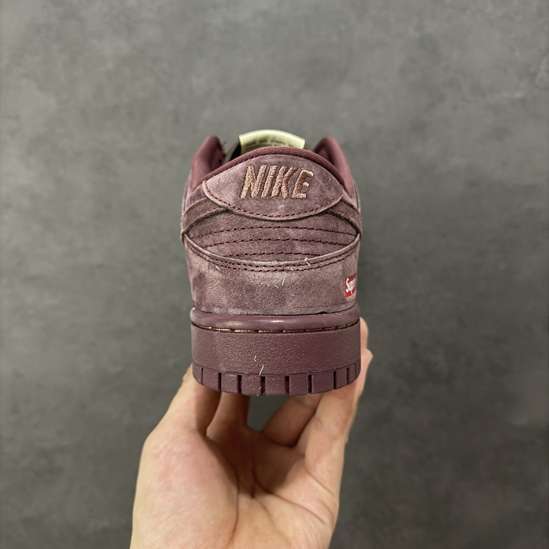 【纯原】Supreme x Nike Dunk SB Low Sup x 耐克 SB 低帮 联名酒红 鞋