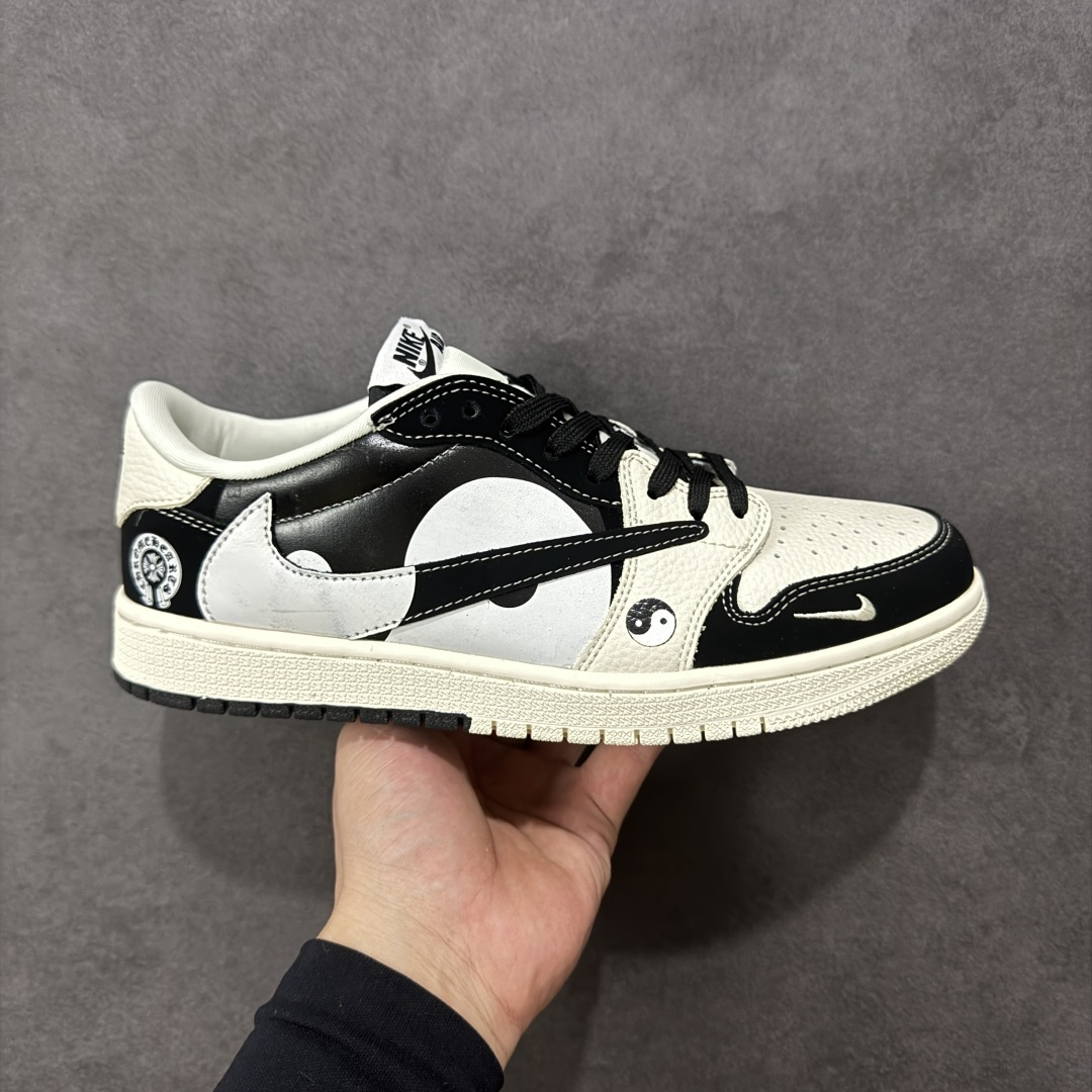 【纯原】Chrome Hearts x Travis Scott x Air Jordan 1 Low 