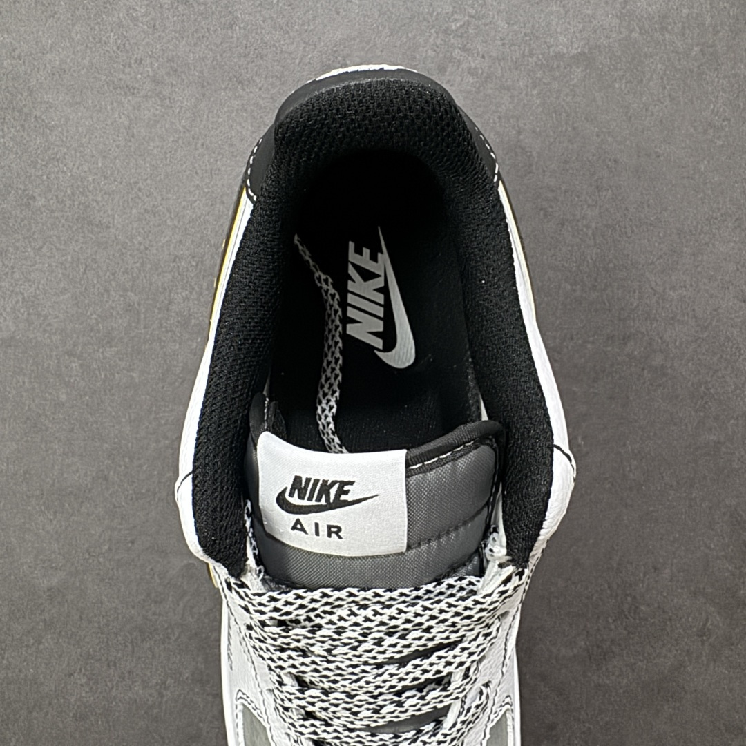 【纯原】NIke Air Force 1 '07 Low “Supreme联名——白灰黄边勾”空军一号 