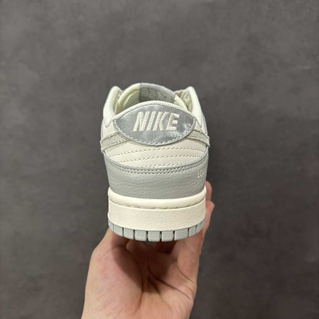 【纯原】Nike SB Dunk Low“LV联名——牛仔百搭灰” 周年高端定制 低帮休闲板鞋 定制鞋盒