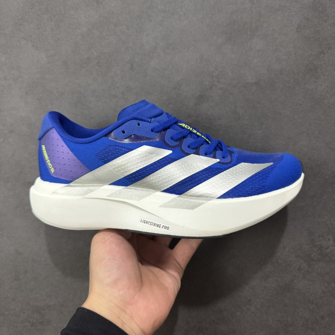 【纯原福利】Adidas Adizero Evo SL 系列 清仓特价 ⚠️平台订单 精准库存 ⚠️做工版型清洁度完美(含碳板) 鞋底超软弹 跑步休闲健身必备 SIZE :36-45-选品中心