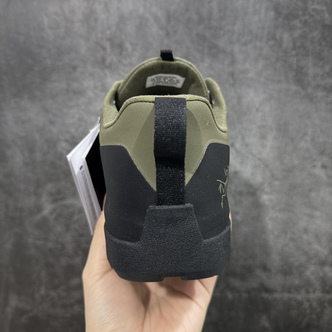 【纯原】Arcteryx始祖鸟 Konseal Shoe 舒适 防滑耐磨透气支撑抓地 登山鞋 沙色 黑绿