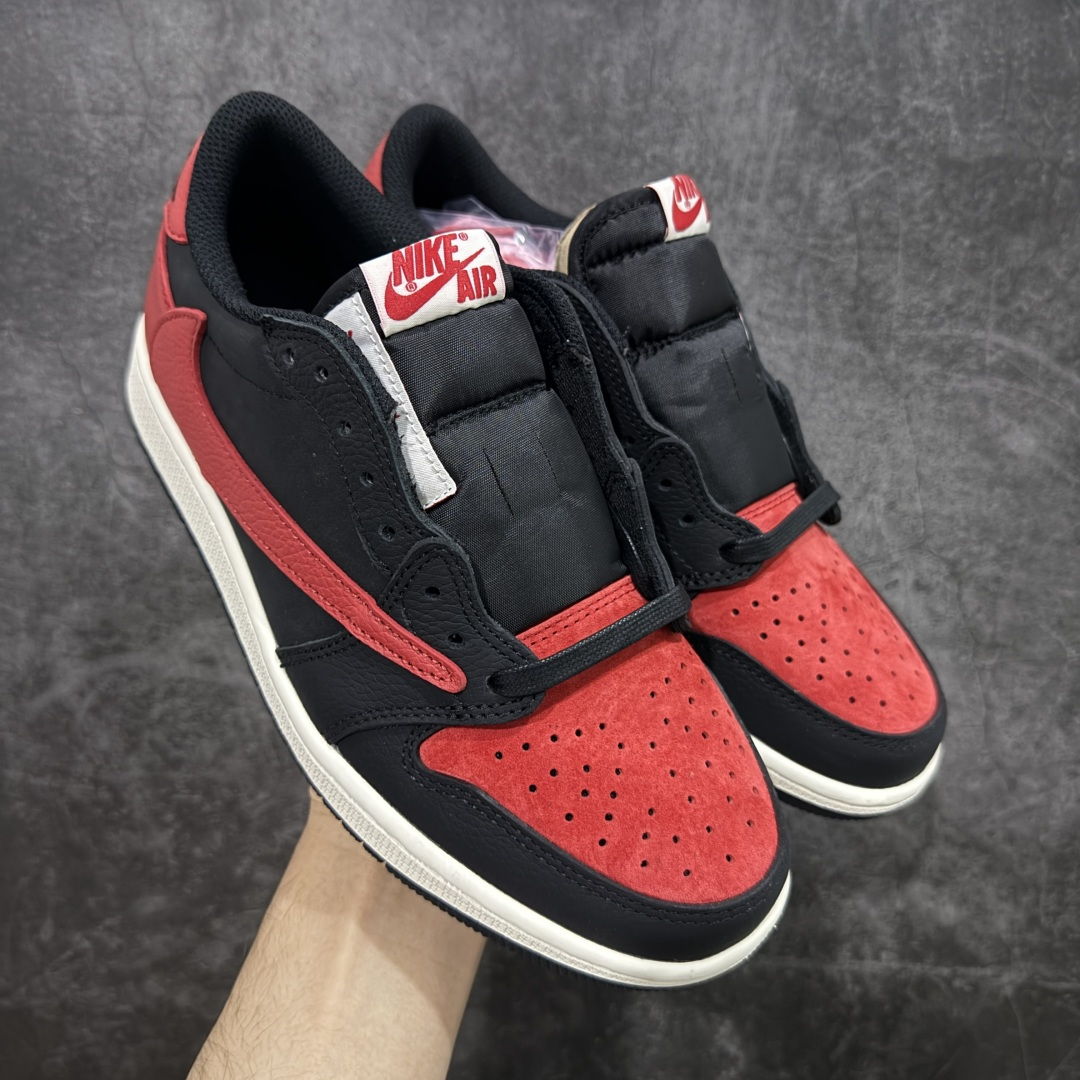 【纯原】Travis Scott x Air Jordan AJ1 Low OG SP TS联名倒钩低帮