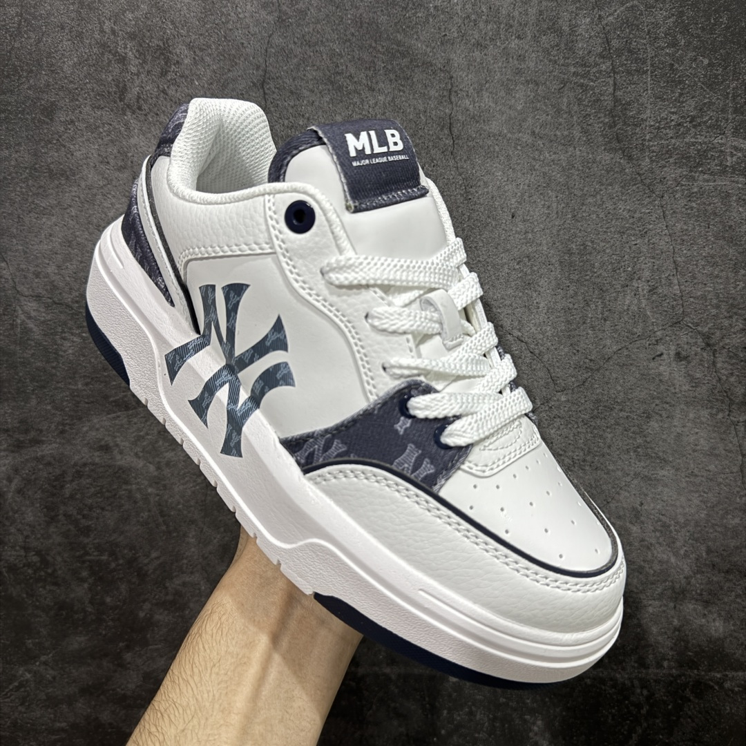 【纯原】韩国洋基队NY大标潮流老爹鞋MLB小白鞋市面上唯一顶级纯原版本 原材料打造 原楦原档案数据开发版