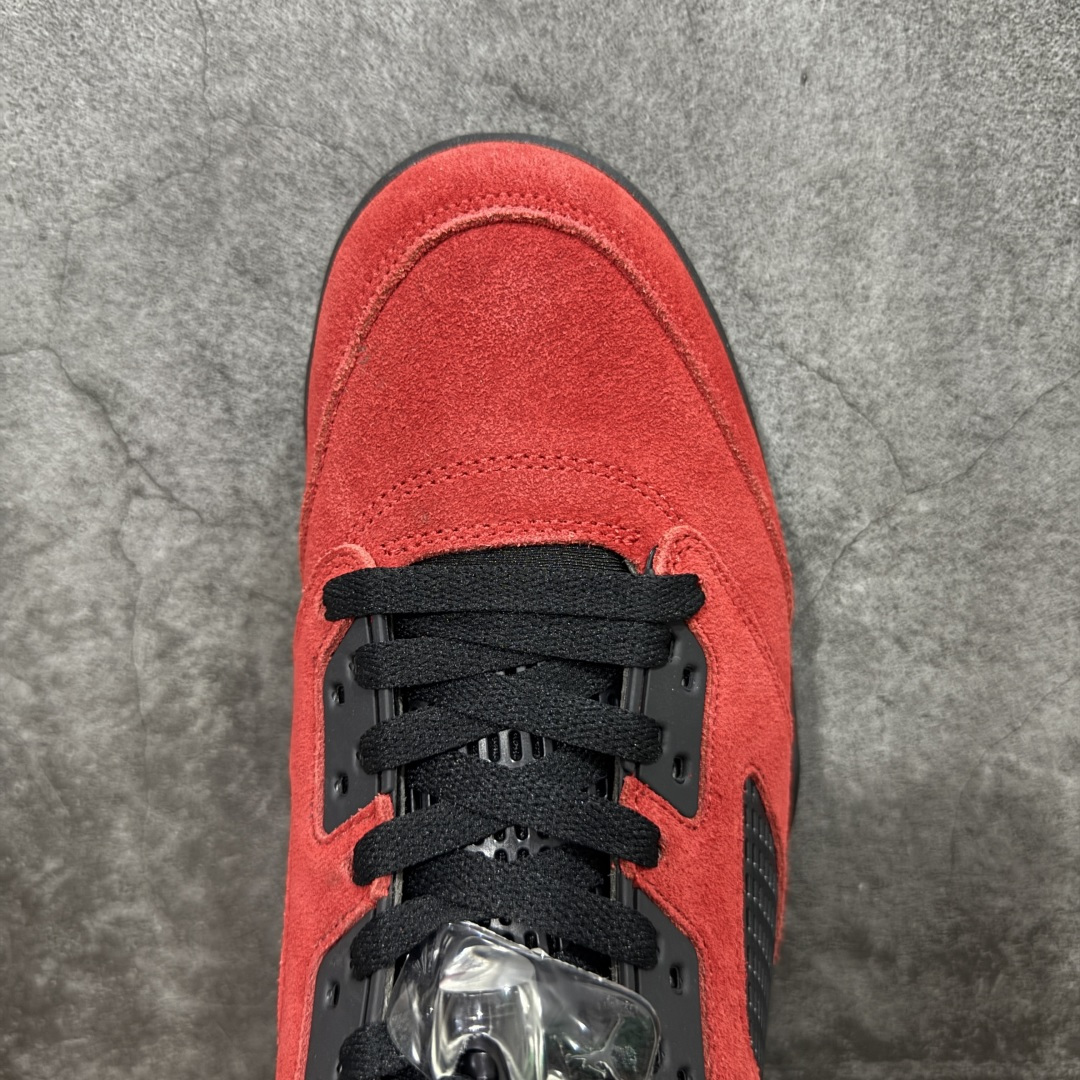 【纯原】Air Jordan AJ5 反转黑红公牛 DD0587-600外贸大厂出品 头层麂皮原材料打造
