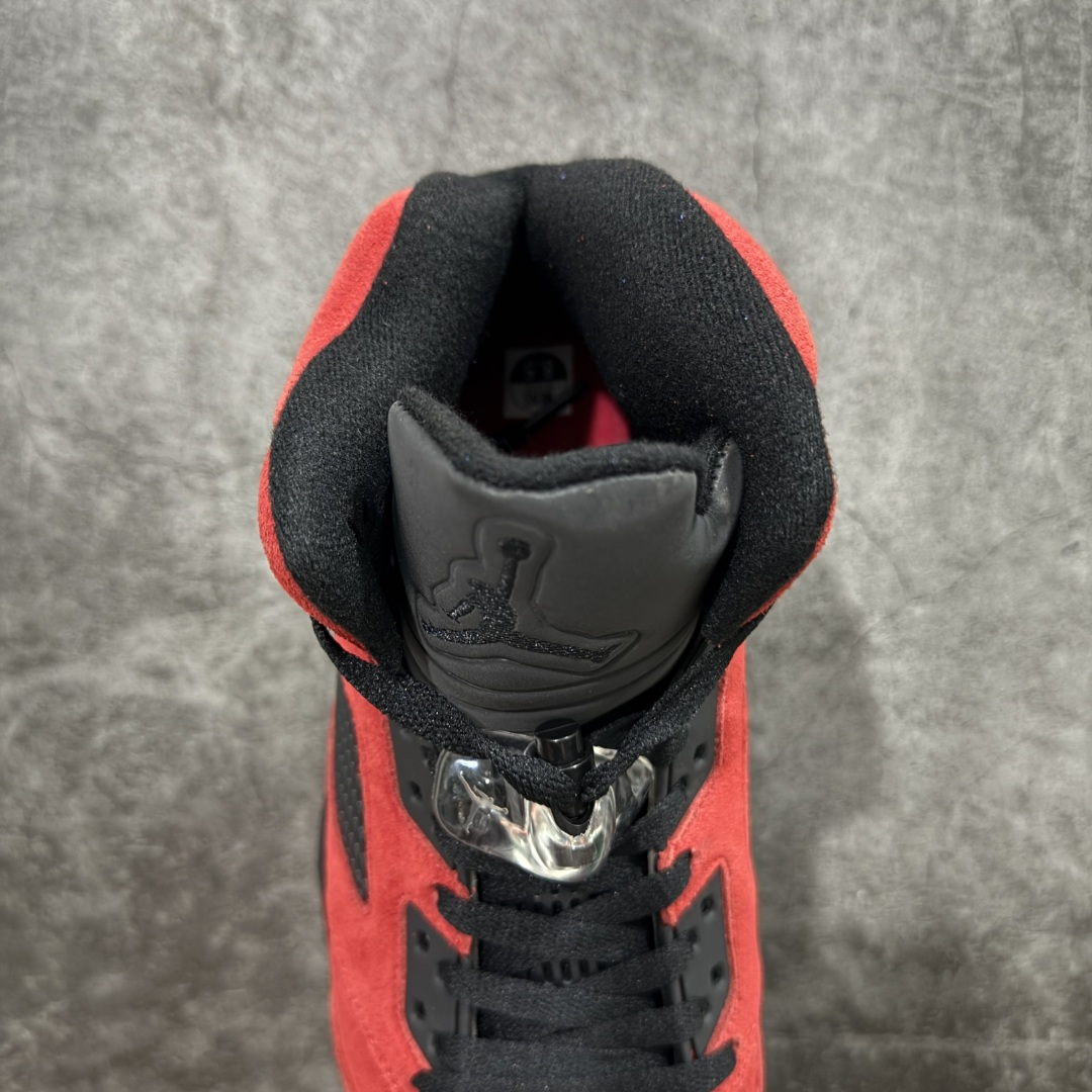 【纯原】Air Jordan AJ5 反转黑红公牛 DD0587-600外贸大厂出品 头层麂皮原材料打造