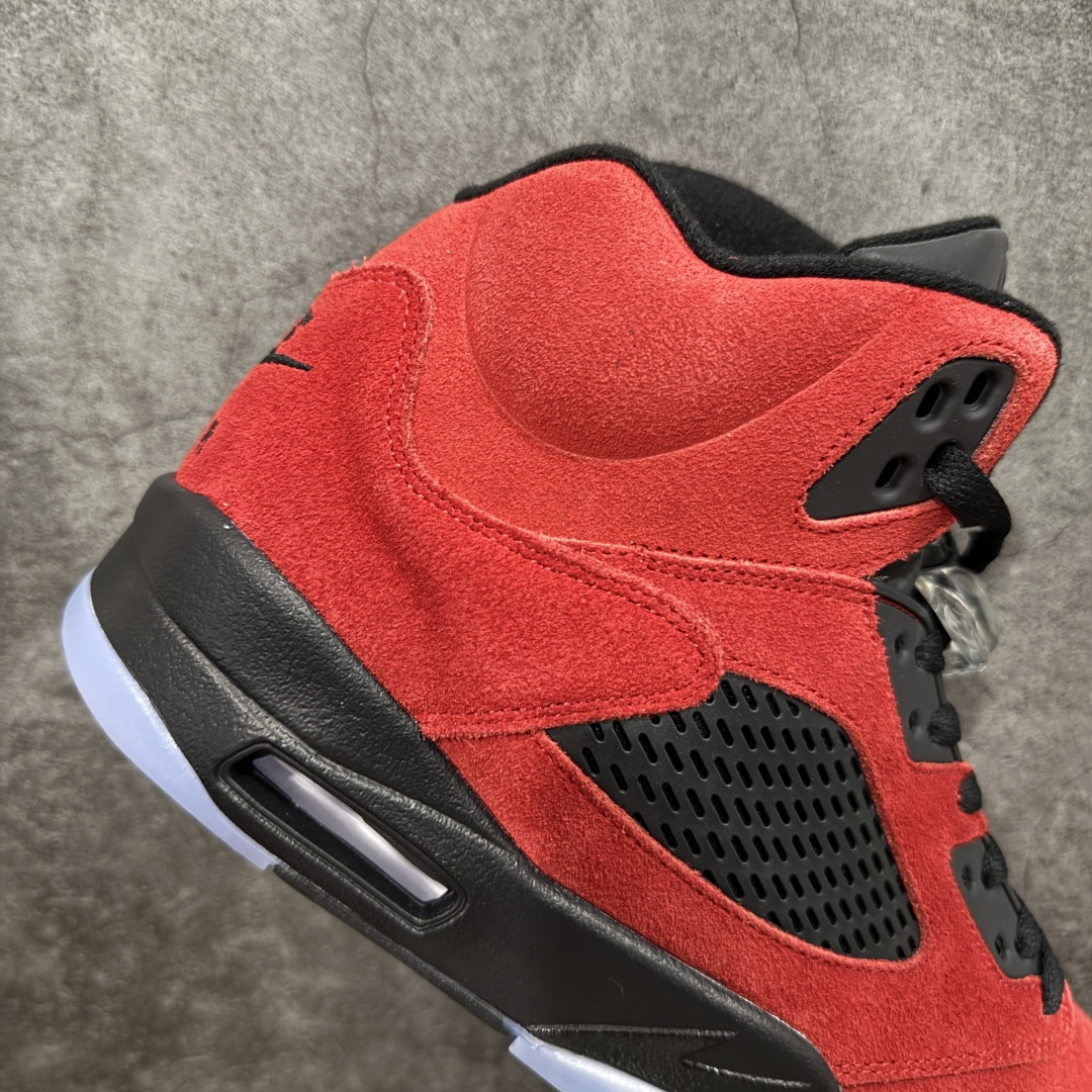 【纯原】Air Jordan AJ5 反转黑红公牛 DD0587-600外贸大厂出品 头层麂皮原材料打造