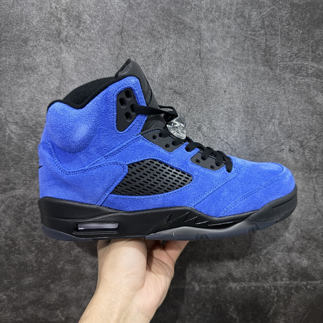 【纯原】Air Jordan AJ5 反转黑蓝 DD0587-400外贸大厂出品 头层麂皮原材料打造主供