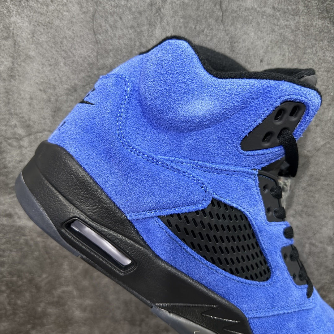 【纯原】Air Jordan AJ5 反转黑蓝 DD0587-400外贸大厂出品 头层麂皮原材料打造主供