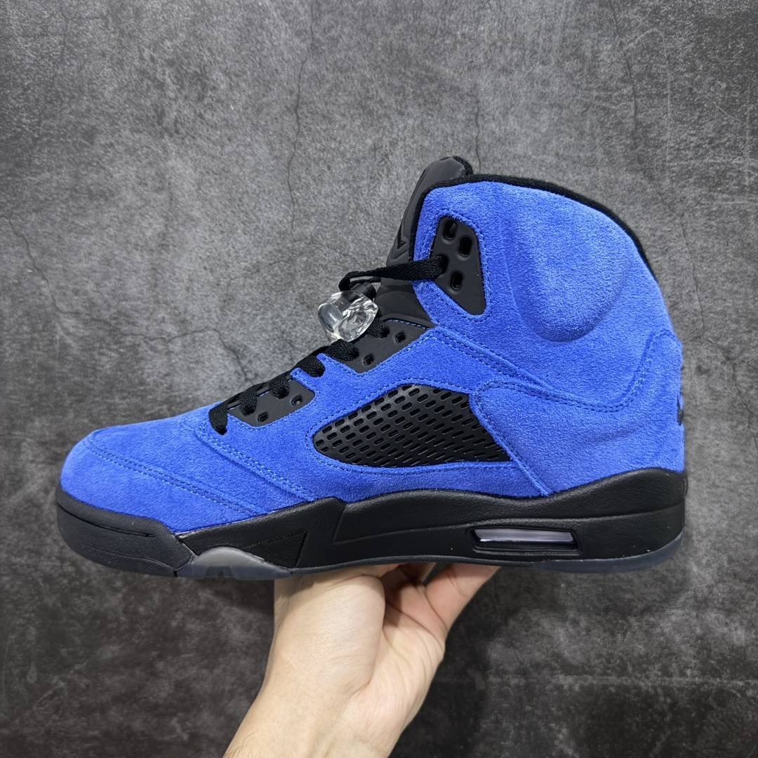 【纯原】Air Jordan AJ5 反转黑蓝 DD0587-400外贸大厂出品 头层麂皮原材料打造主供