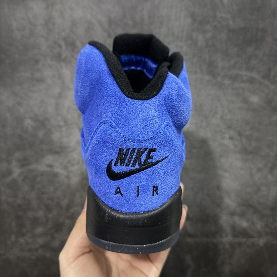 【纯原】Air Jordan AJ5 反转黑蓝 DD0587-400外贸大厂出品 头层麂皮原材料打造主供