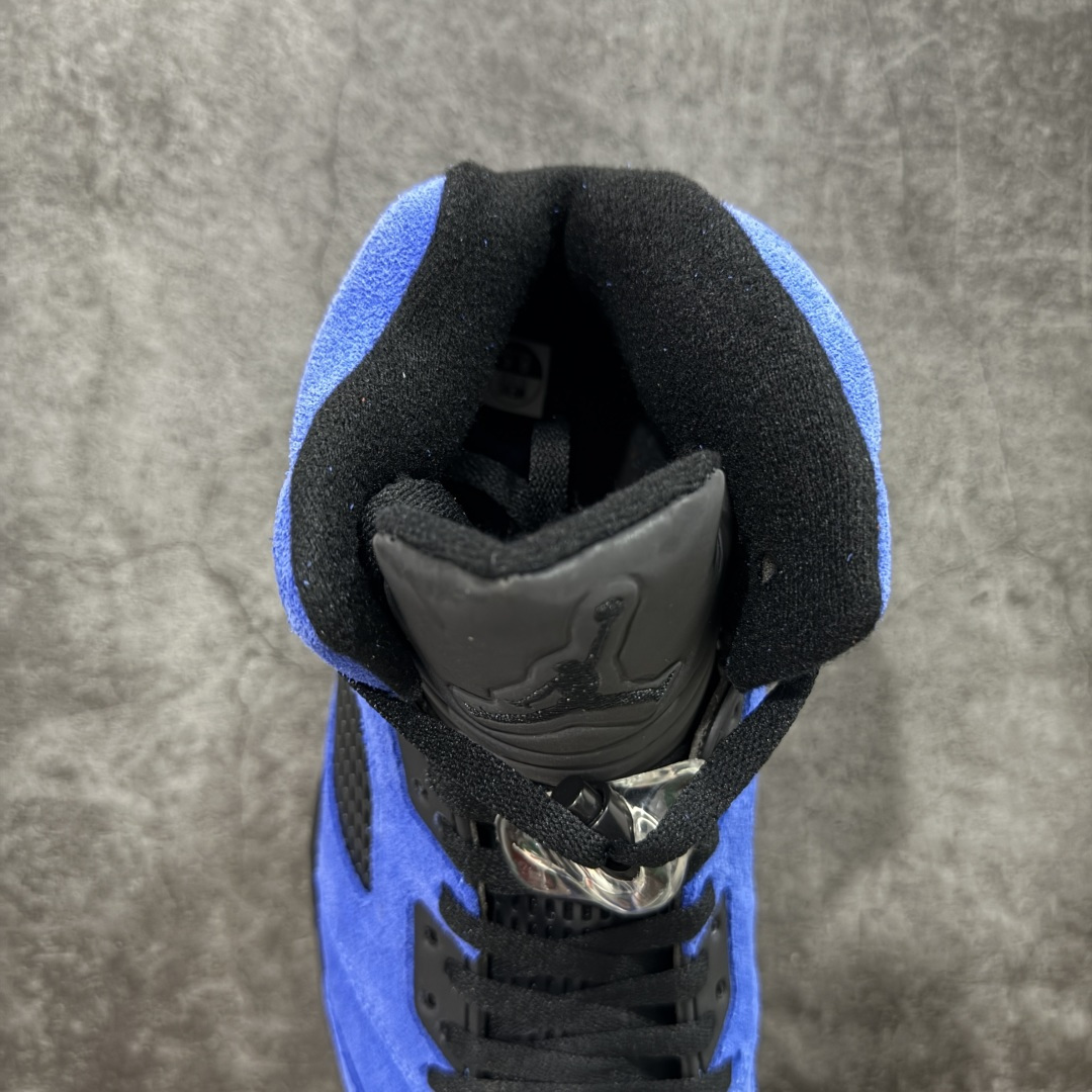 【纯原】Air Jordan AJ5 反转黑蓝 DD0587-400外贸大厂出品 头层麂皮原材料打造主供