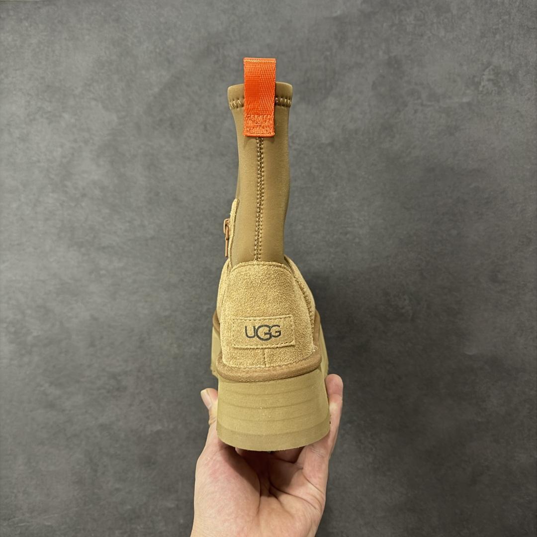 图片[4]-【X1版本】UGG 铅笔靴长筒 5cm厚底 长筒 小红书爆款 广州外贸大厂生产 鞋头到鞋垫真羊皮毛一体 独立外盒包装 芯片 带防水工艺 区别市面任何版本 5cm厚底 独立原版开发大底 羊绒鞋垫 冬季保暖外出 家居都是很适合的选择 进年uug推出款式系列 局部偏向年轻消费者喜好 也走到时尚潮流穿搭的前沿 鞋身材质 防泼水涂层翻毛皮鞋面 17毫米UGGPURE™植入式羊毛内底 轻便防滑舒适橡胶外底 带有品牌LOGO商标 带全套包装 货号：W/1144031 尺码： 35 36 37 38 39 40 编码：HHB280290-选品中心