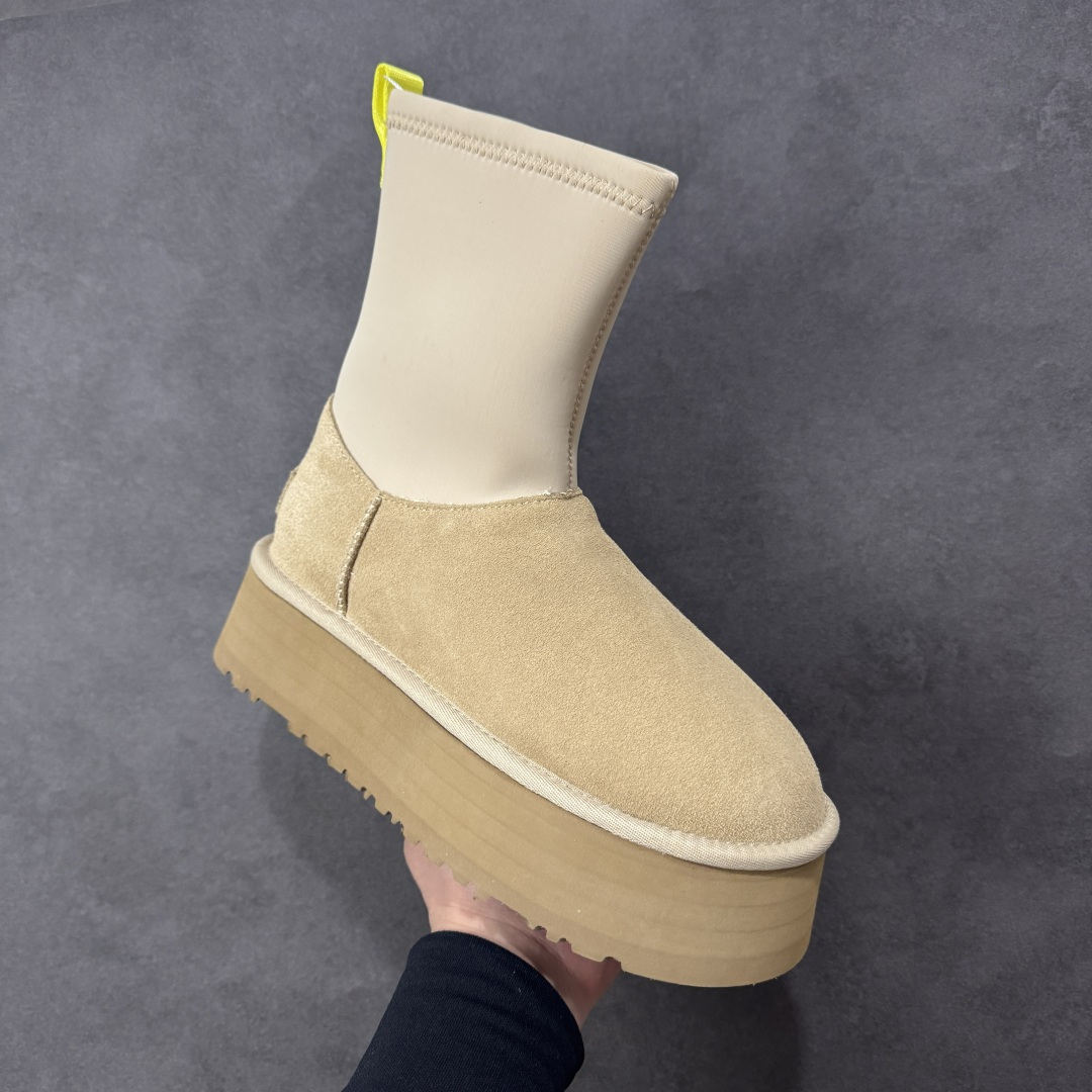 图片[3]-【X1版本】UGG 铅笔靴长筒 5cm厚底 长筒 小红书爆款 广州外贸大厂生产 鞋头到鞋垫真羊皮毛一体 独立外盒包装 芯片 带防水工艺 区别市面任何版本 5cm厚底 独立原版开发大底 羊绒鞋垫 冬季保暖外出 家居都是很适合的选择 进年uug推出款式系列 局部偏向年轻消费者喜好 也走到时尚潮流穿搭的前沿 鞋身材质 防泼水涂层翻毛皮鞋面 17毫米UGGPURE™植入式羊毛内底 轻便防滑舒适橡胶外底 带有品牌LOGO商标 带全套包装 货号：W/1144031 尺码： 35 36 37 38 39 40 编码：HHB280290-选品中心