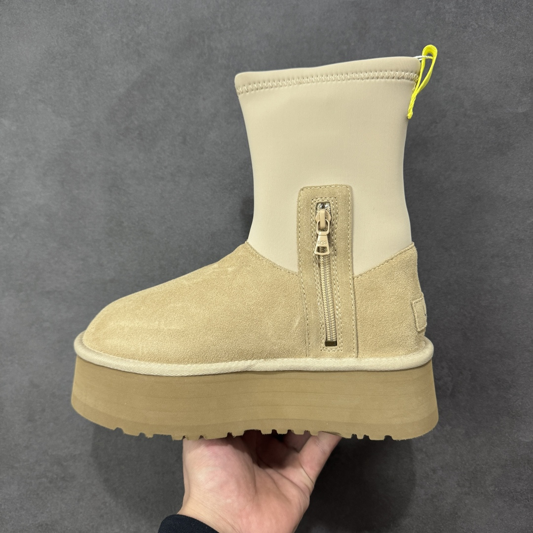 图片[2]-【X1版本】UGG 铅笔靴长筒 5cm厚底 长筒 小红书爆款 广州外贸大厂生产 鞋头到鞋垫真羊皮毛一体 独立外盒包装 芯片 带防水工艺 区别市面任何版本 5cm厚底 独立原版开发大底 羊绒鞋垫 冬季保暖外出 家居都是很适合的选择 进年uug推出款式系列 局部偏向年轻消费者喜好 也走到时尚潮流穿搭的前沿 鞋身材质 防泼水涂层翻毛皮鞋面 17毫米UGGPURE™植入式羊毛内底 轻便防滑舒适橡胶外底 带有品牌LOGO商标 带全套包装 货号：W/1144031 尺码： 35 36 37 38 39 40 编码：HHB280290-选品中心