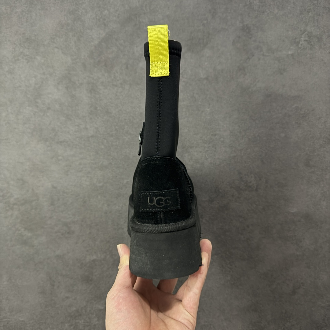 图片[4]-【X1版本】UGG 铅笔靴长筒 5cm厚底 长筒 小红书爆款 广州外贸大厂生产 鞋头到鞋垫真羊皮毛一体 独立外盒包装 芯片 带防水工艺 区别市面任何版本 5cm厚底 独立原版开发大底 羊绒鞋垫 冬季保暖外出 家居都是很适合的选择 进年uug推出款式系列 局部偏向年轻消费者喜好 也走到时尚潮流穿搭的前沿 鞋身材质 防泼水涂层翻毛皮鞋面 17毫米UGGPURE™植入式羊毛内底 轻便防滑舒适橡胶外底 带有品牌LOGO商标 带全套包装 货号：W/1144031 尺码： 35 36 37 38 39 40 编码：HHB280290-选品中心