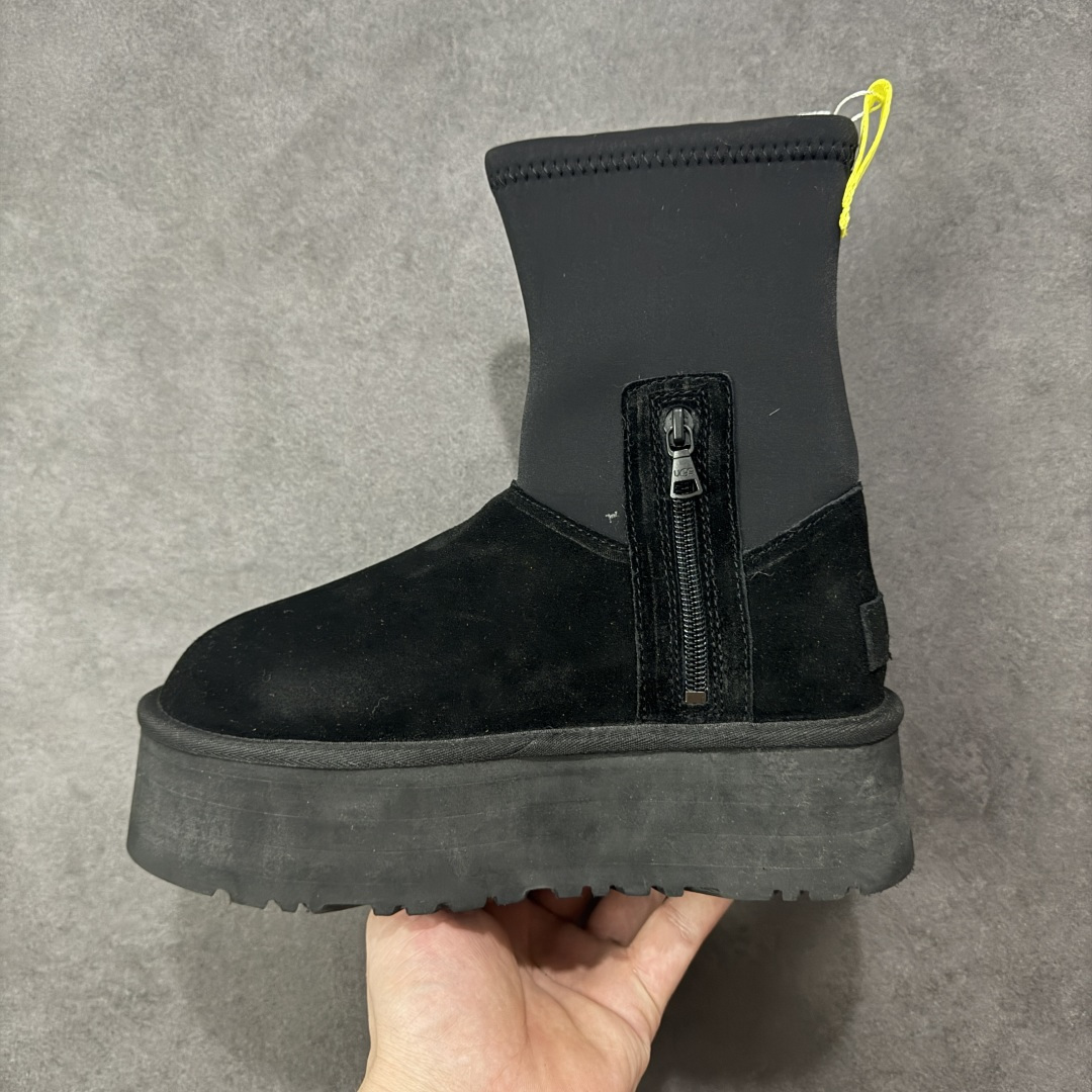 图片[2]-【X1版本】UGG 铅笔靴长筒 5cm厚底 长筒 小红书爆款 广州外贸大厂生产 鞋头到鞋垫真羊皮毛一体 独立外盒包装 芯片 带防水工艺 区别市面任何版本 5cm厚底 独立原版开发大底 羊绒鞋垫 冬季保暖外出 家居都是很适合的选择 进年uug推出款式系列 局部偏向年轻消费者喜好 也走到时尚潮流穿搭的前沿 鞋身材质 防泼水涂层翻毛皮鞋面 17毫米UGGPURE™植入式羊毛内底 轻便防滑舒适橡胶外底 带有品牌LOGO商标 带全套包装 货号：W/1144031 尺码： 35 36 37 38 39 40 编码：HHB280290-选品中心