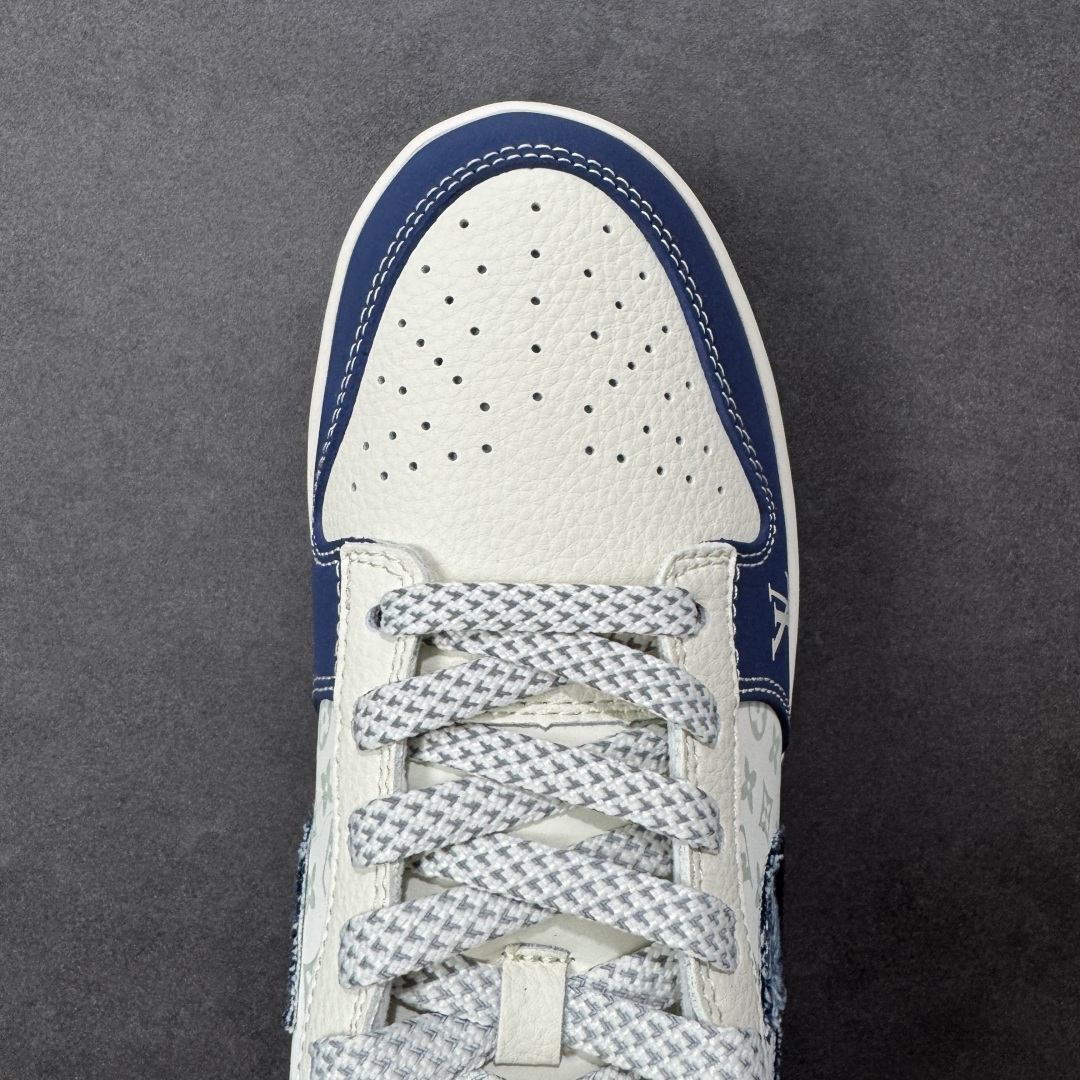 【纯原】NK SB Dunk Low LV联名 做旧牛仔勾 周年高端定制 低帮休闲板鞋#定制鞋盒 大厂纯