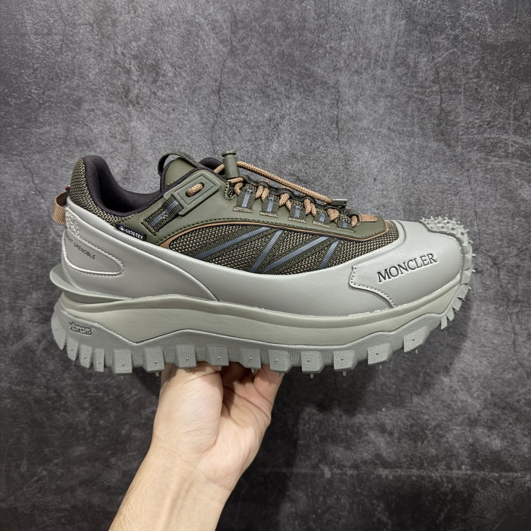【纯原】Moncler 盟可睐/蒙口 Trailgrip GTX 抗撕裂材质山地户外鞋 鞋身采用Cord