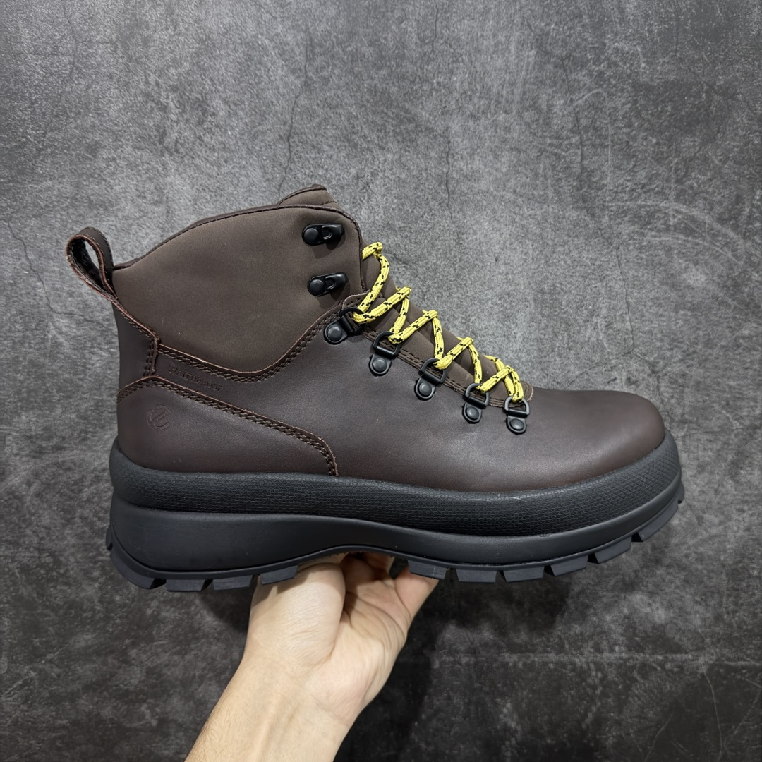 【纯原】ecco爱步 踪迹30 牛皮 时尚百搭 高帮 生活休闲鞋马丁靴 独家注塑工艺 渠道原单 实体代购