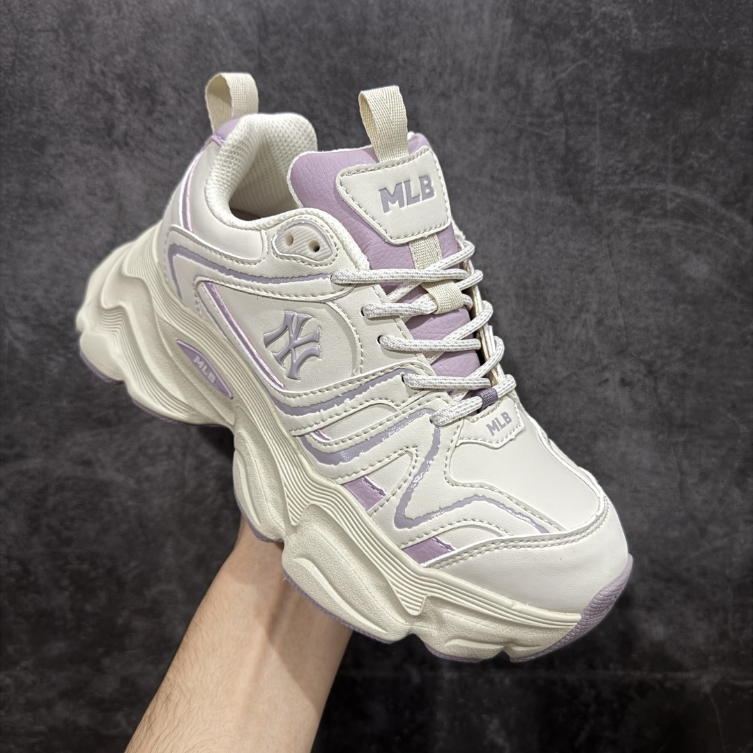【纯原版】MLB Winner Chunky 25新款 NY百搭舒适休闲潮流运动厚底增高 防滑耐磨 低帮