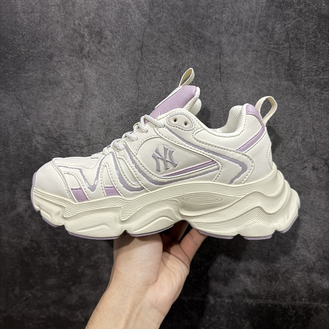 【纯原版】MLB Winner Chunky 25新款 NY百搭舒适休闲潮流运动厚底增高 防滑耐磨 低帮