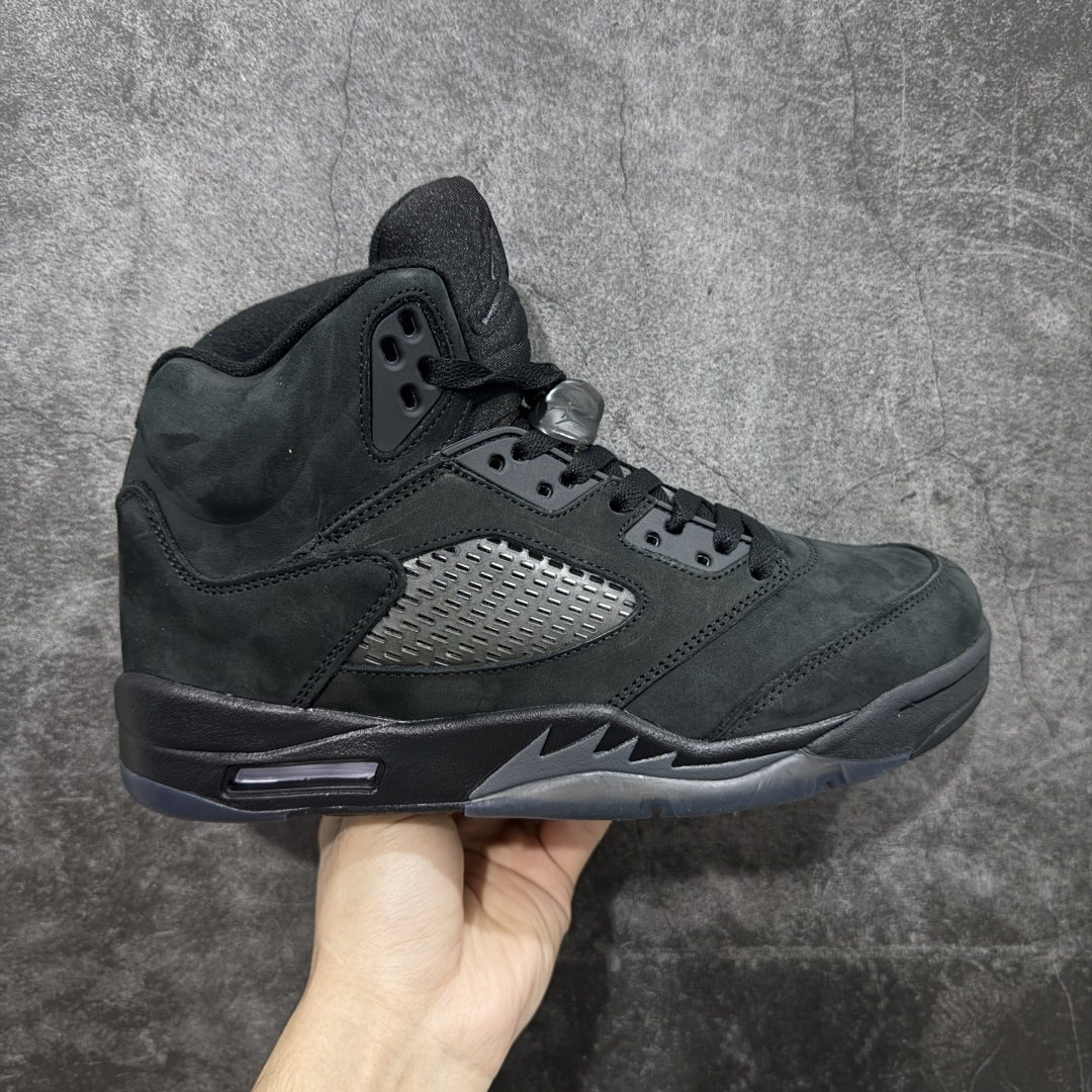 【纯原】Jordan Air Jordan 5 纯黑麂皮 黑猫外贸纯原大厂出品 Air Jordan A