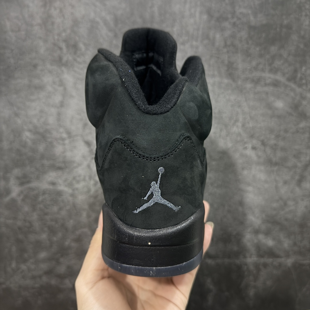 【纯原】Jordan Air Jordan 5 纯黑麂皮 黑猫外贸纯原大厂出品 Air Jordan A