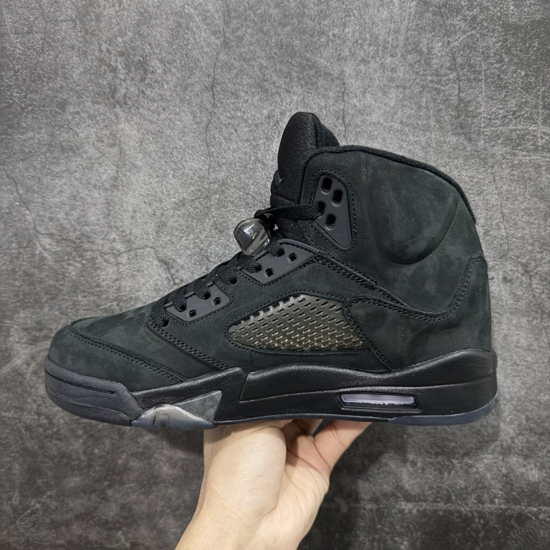 【纯原】Jordan Air Jordan 5 纯黑麂皮 黑猫外贸纯原大厂出品 Air Jordan A