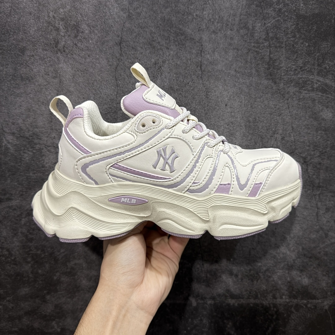 【纯原版】MLB Winner Chunky 25新款 NY百搭舒适休闲潮流运动厚底增高 防滑耐磨 低帮
