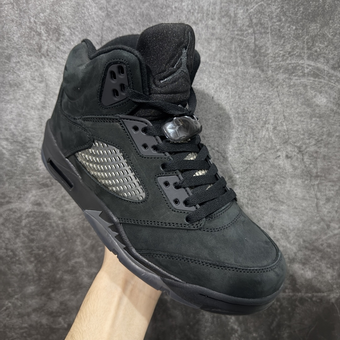 【纯原】Jordan Air Jordan 5 纯黑麂皮 黑猫外贸纯原大厂出品 Air Jordan A