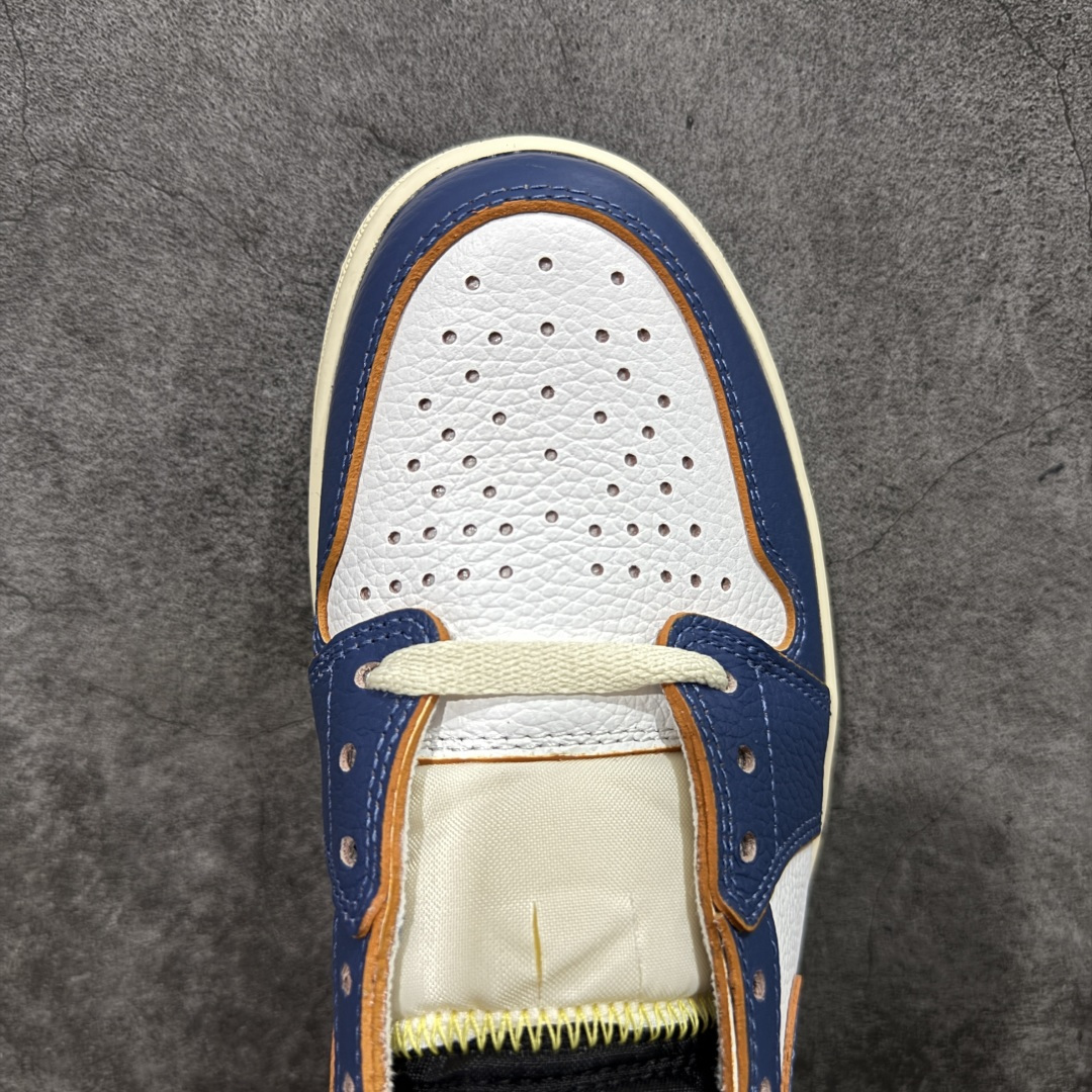 【纯原】Union x Air Jordan 低帮白蓝红 AJ1低邦 男女同款 乔丹篮球鞋系列 HQ69