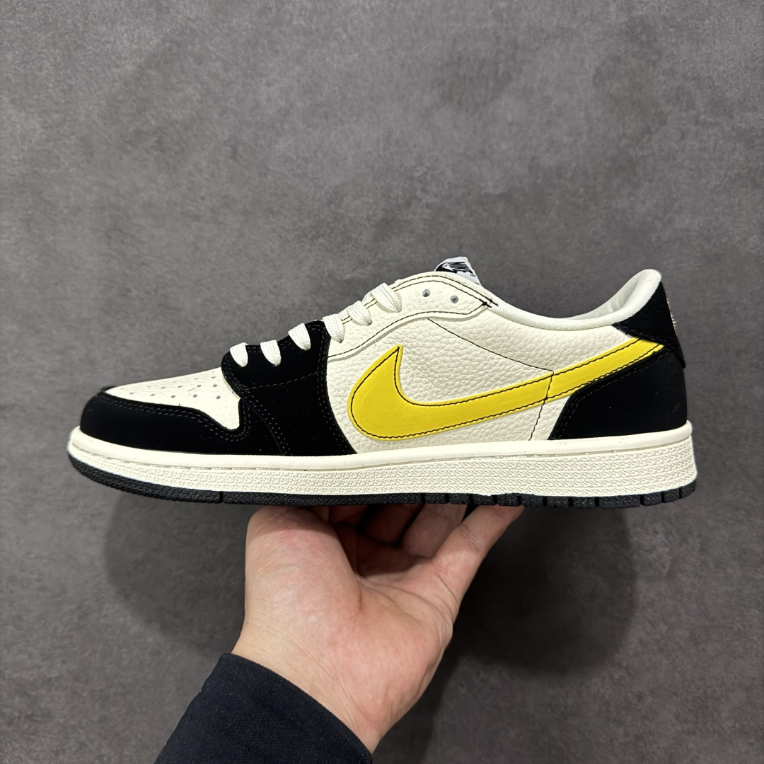 【纯原】Air Jordan 1 Low AJ1 乔1 芬迪联名 倒钩高端定制 低帮复古篮球鞋#定制鞋盒