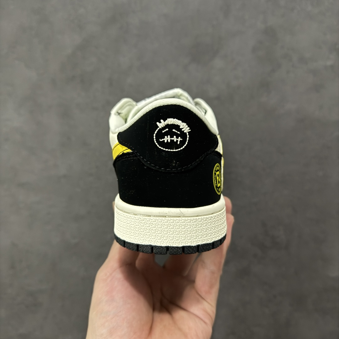 【纯原】Air Jordan 1 Low AJ1 乔1 芬迪联名 倒钩高端定制 低帮复古篮球鞋#定制鞋盒